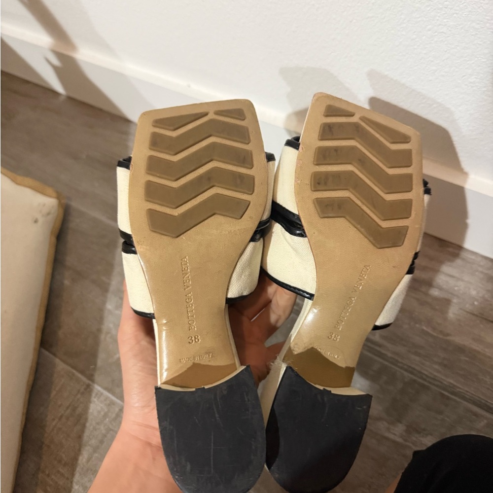 Elegant Women's Black and Cream Heels